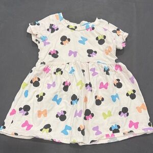 Disney Kids Dress with Colorful Bow Pattern